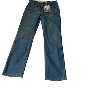 Levis 514 Boys Dark Wash Blue Denim Blue Jeans Size‎ 12 Reg 26X27 Slim Straight